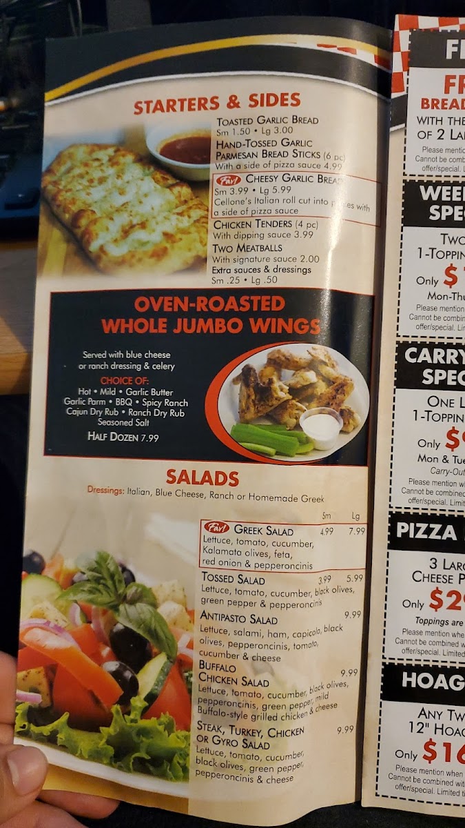 Menu The Upper Crust Pizza-1